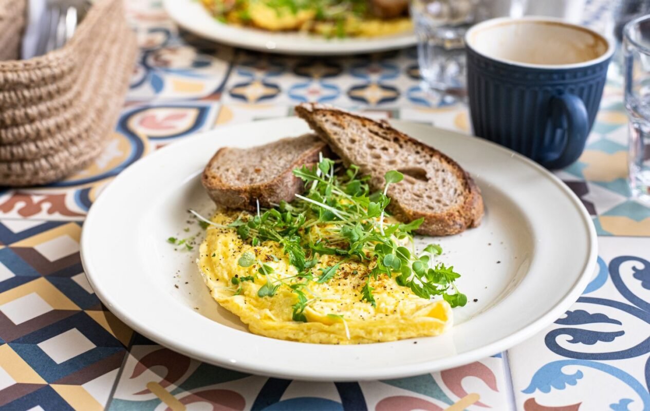 Klasikinis mikrožalumynų omletas